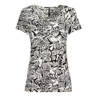 NKD  Damen-T-Shirt mit modernem Blumenmuster
