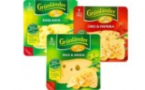 Grünländer Käse-Scheiben oder -Würfel 3.98 €
