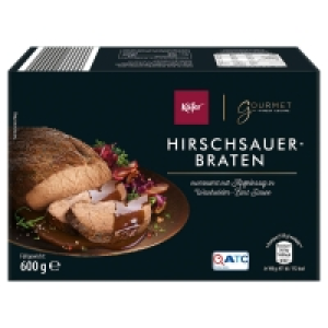 Aldi Süd  KÄFER X GOURMET FINEST CUISINE Hirschsauerbraten 600 g