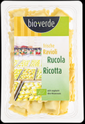 Ebl Naturkost  bio-verde Frische Ravioli mit Rucola und Ricotta